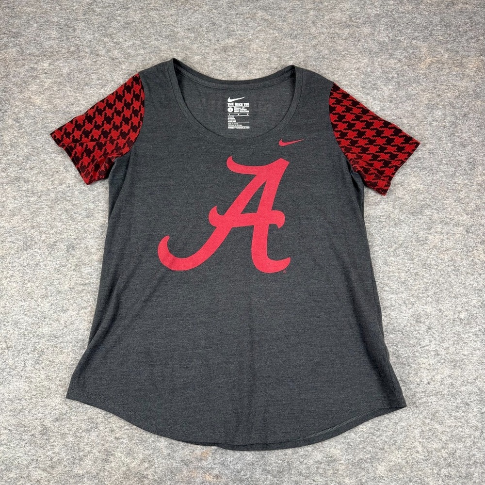 Nike‎ Alabama Crimson Tide T-Shirt Tee Athletic Cut Womens Large L